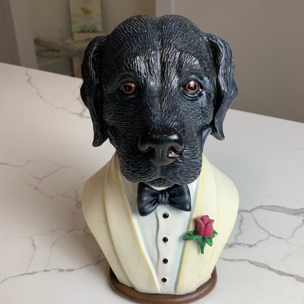 Silvestri Black Labrador Retriever Bookend or Paper weight - Picture 2 of 8